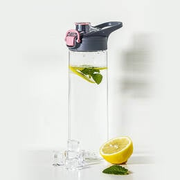 B&igrave;nh Nhựa LocknLock One Touch Bottle - 750ML - M&agrave;u Hồng - ABF786PIK